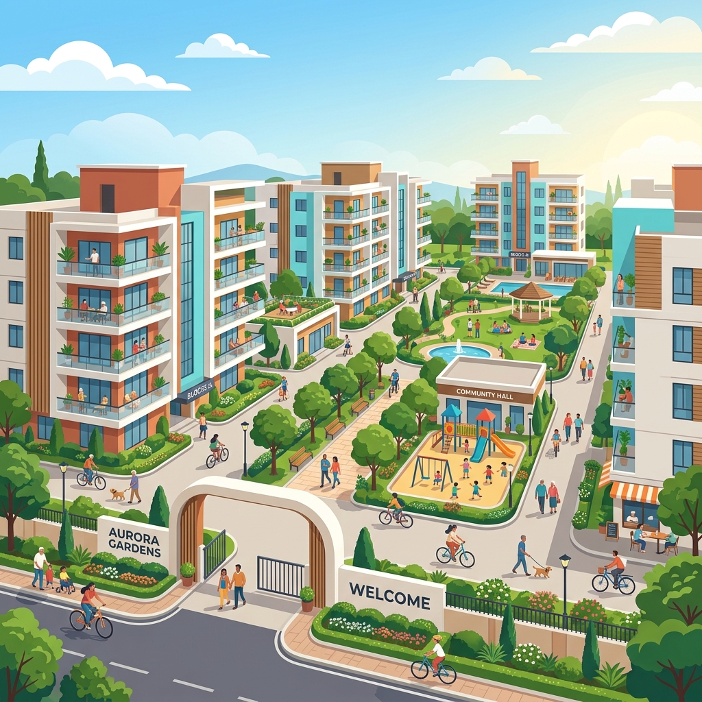 Society99 Housing Illustration